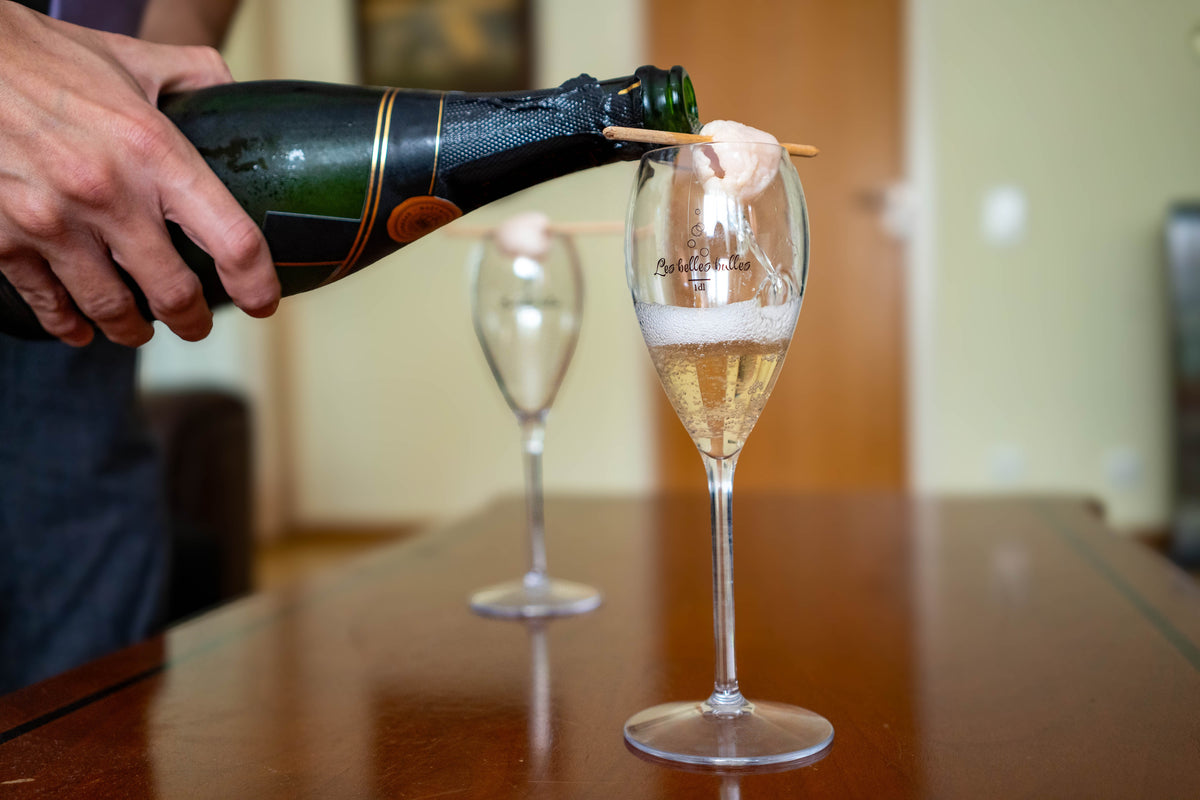 Champagne Deluxe – Flûte à champagne réutilisable 15 cl