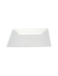 Petite assiette carrée 19 x 19 cm– Assiette à dessert réutilisable en PP