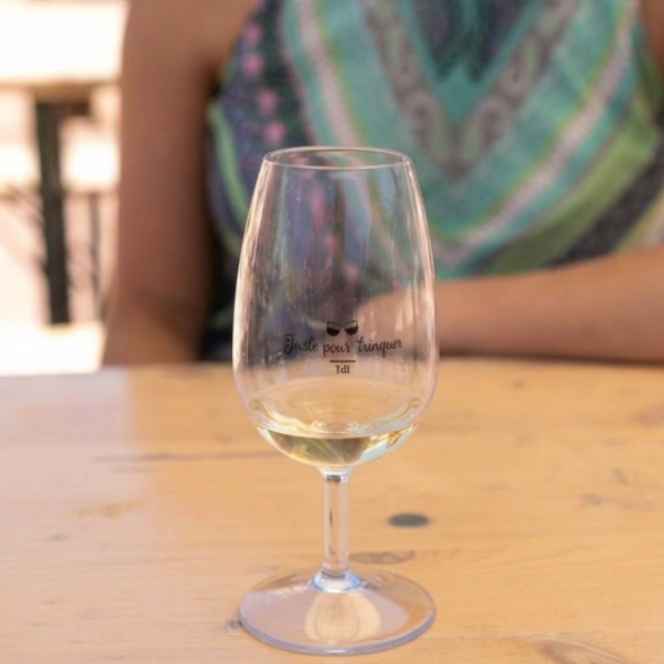 Gobelet Vin Deluxe – Verre à vin INAO réutilisable 2 dl